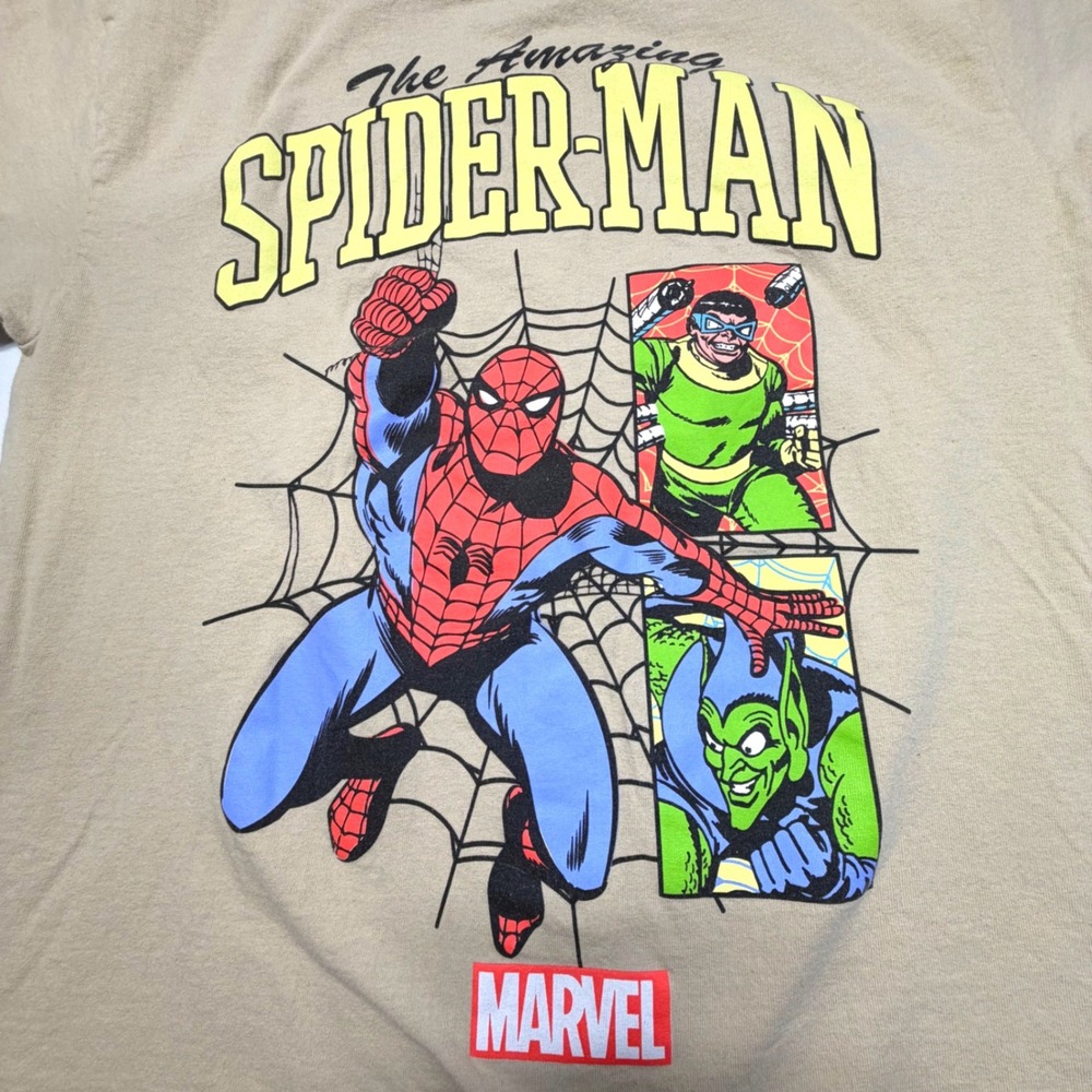 Marvel Amazing Spider-Man Graphic T Shirt Mens Medium Comic Villains